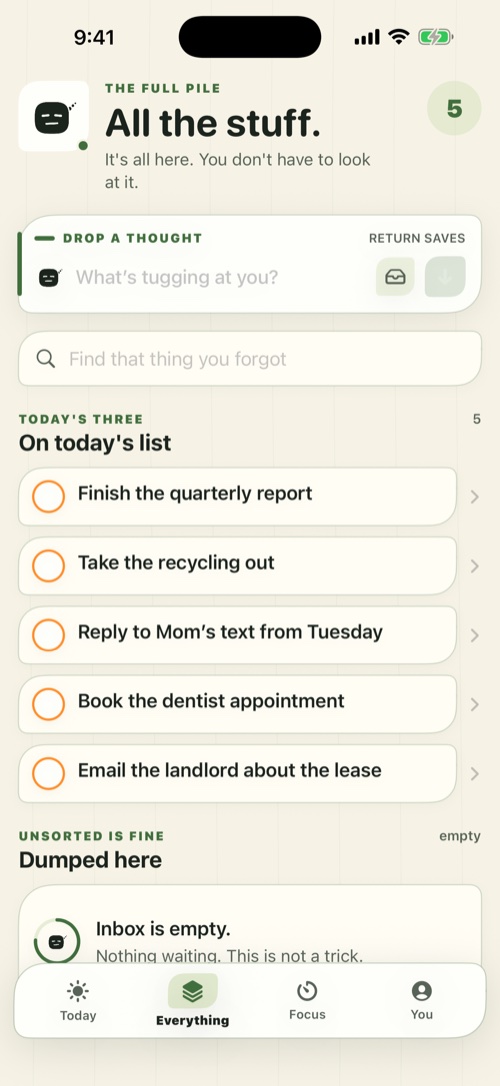 Just Start screenshot