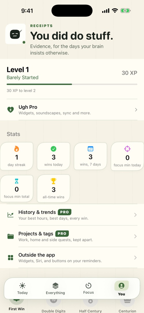 Just Start screenshot